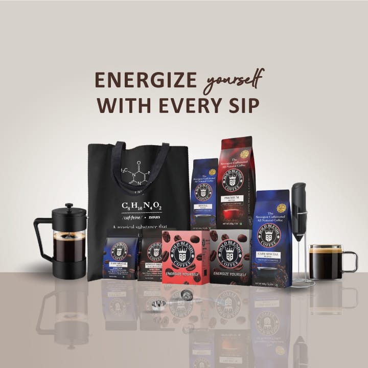 ENERGIZE YOURSELF- BOLD BLENDS COFFEE