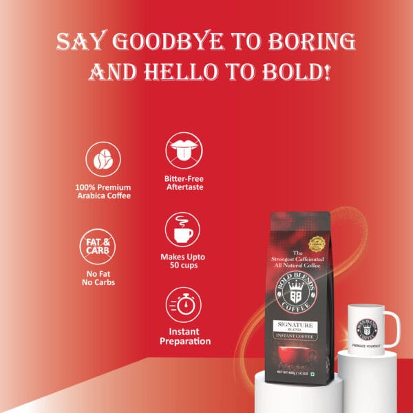 SA GOOD BYE TO BORING AND HELLO TO BOLD - BOLD BLENDS COFFEE