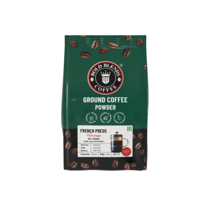 100% Arabica French Press I Coffee Powder 500g