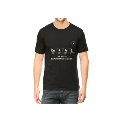 Bold Blends Coffee Unisex Black Round Neck T-Shirt