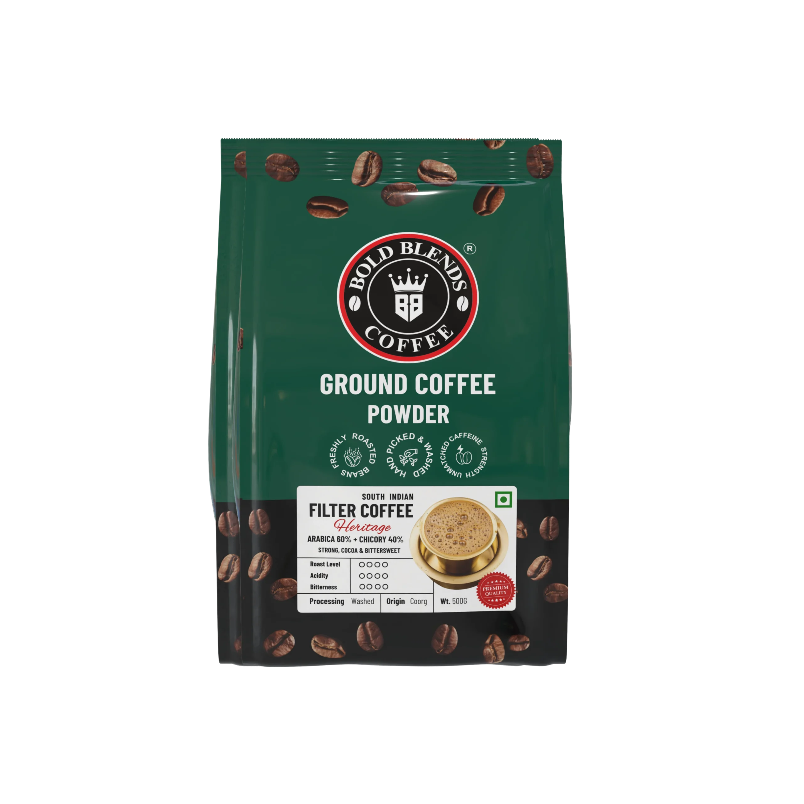 South Indian (Heritage) I Filter Coffee Powder 60:40 Blend 500g