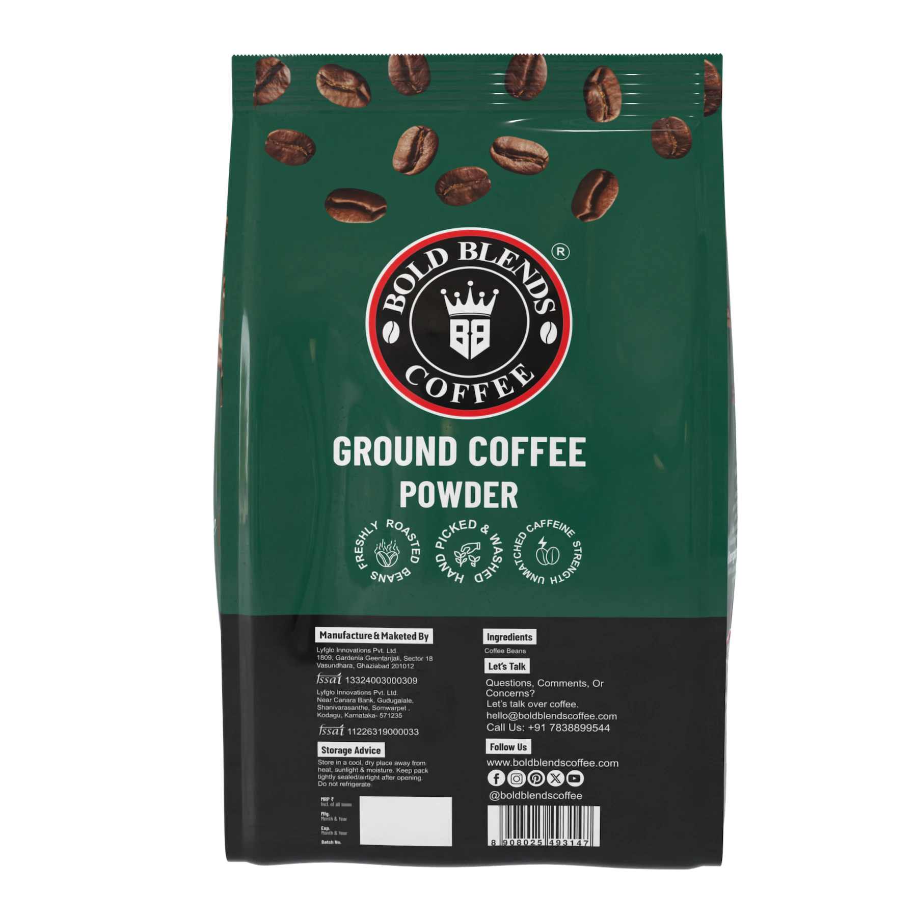 100% Pure South Indian (Heritage) Filter Coffee Powder 500g - Image 2