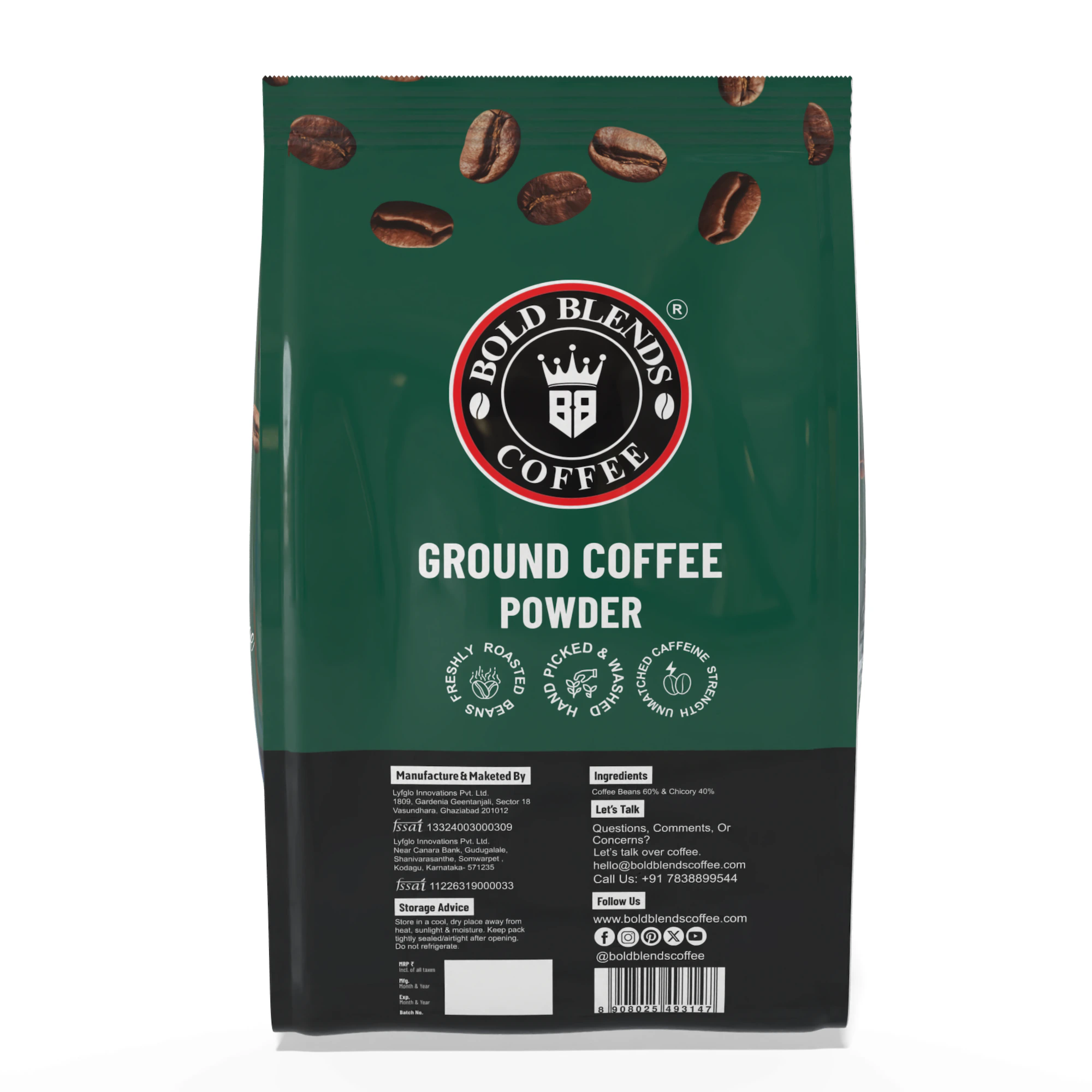 South Indian (Heritage) I Filter Coffee Powder 60:40 Blend 500g - Image 3