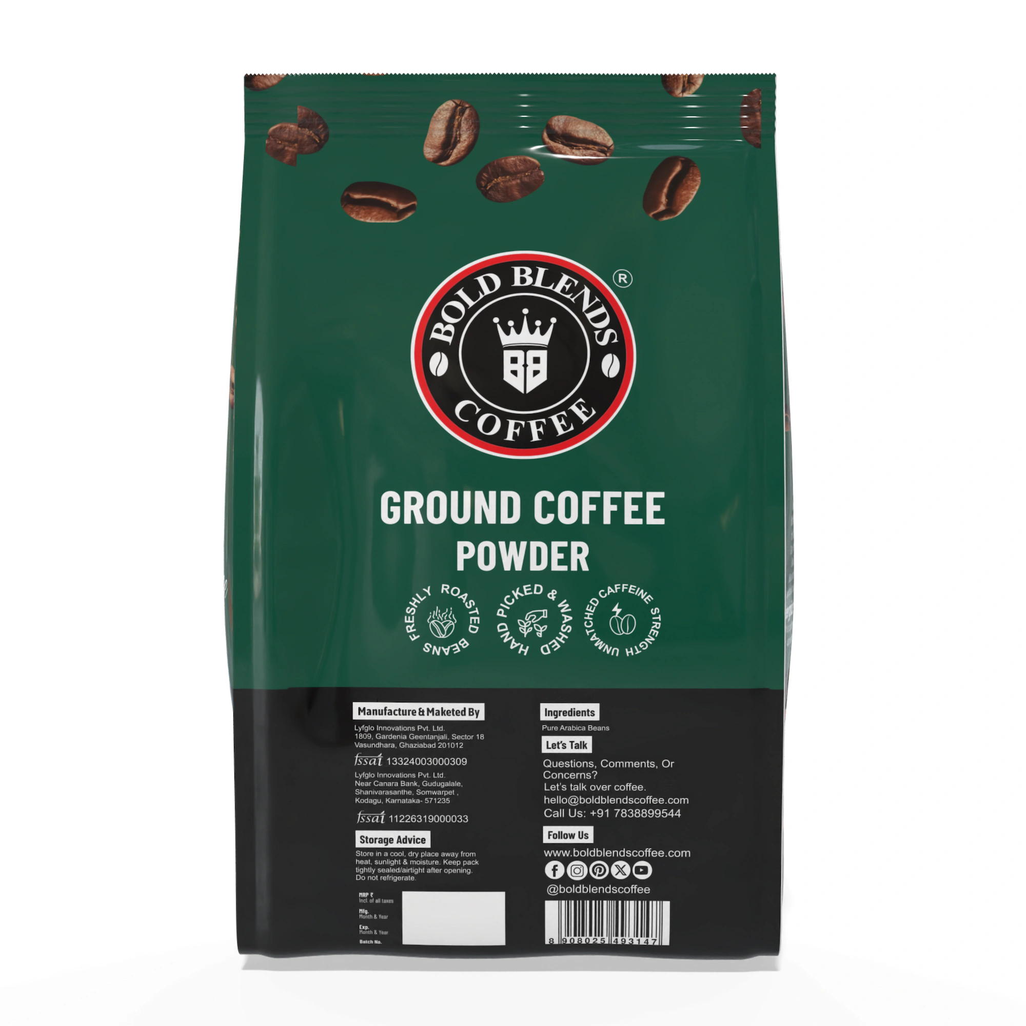 100% Arabica Cold Brew I Coffee Coarse Grind 500g - Image 2