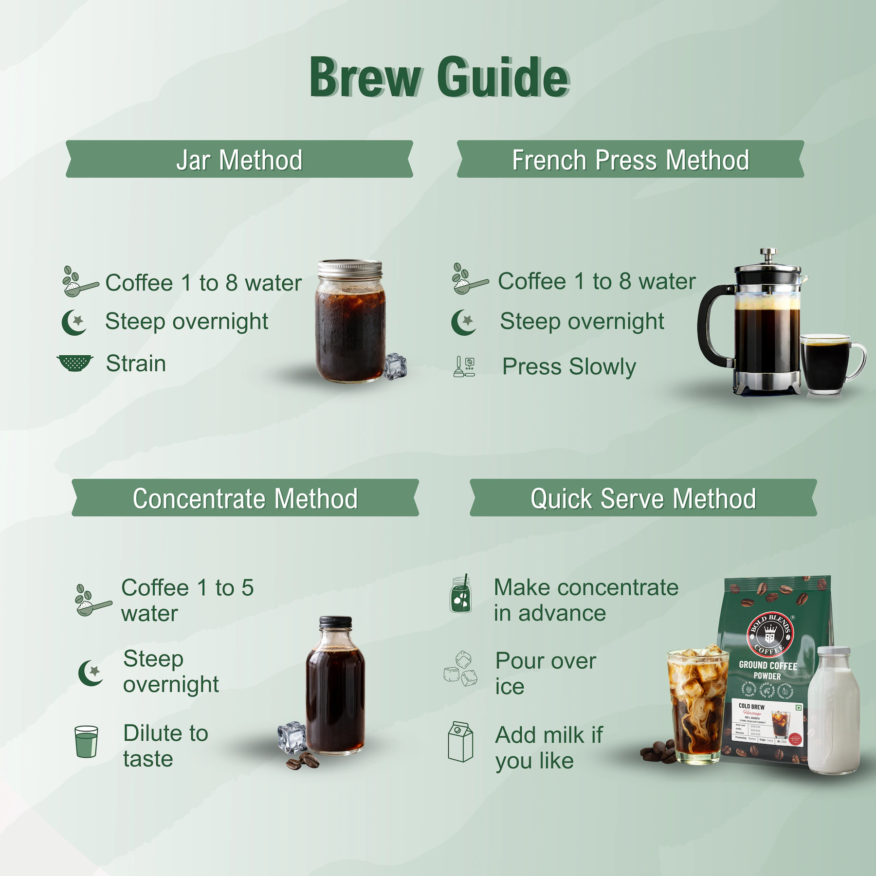 100% Arabica Cold Brew I Coffee Coarse Grind 500g - Image 6