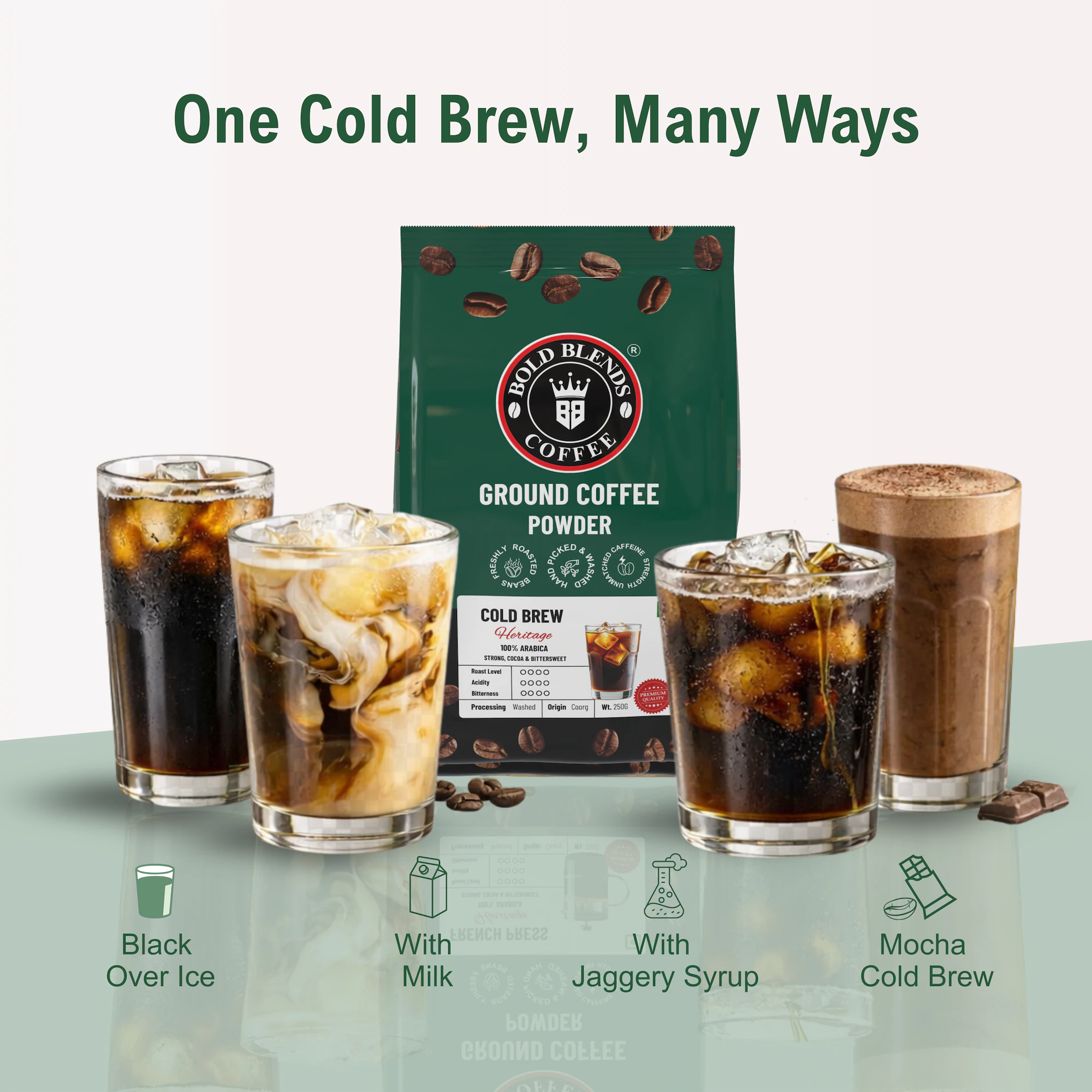 100% Arabica Cold Brew I Coffee Coarse Grind 500g - Image 7