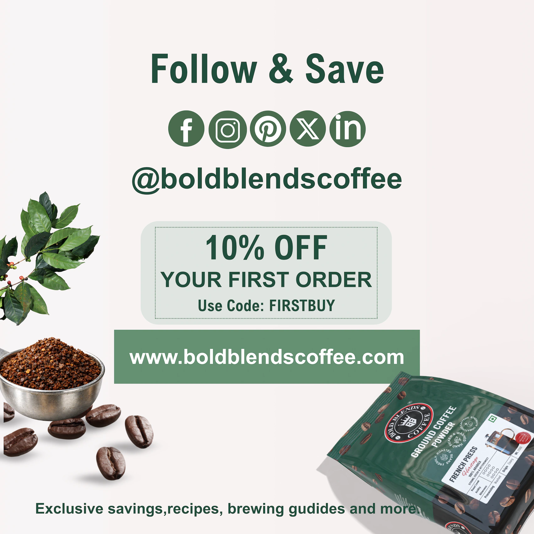 100% Arabica French Press I Coffee Powder 500g - Image 6
