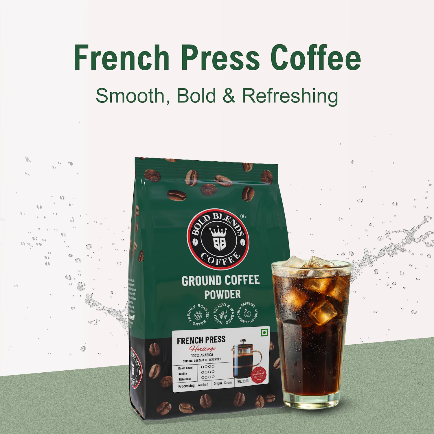 100% Arabica French Press I Coffee Powder 500g - Image 11
