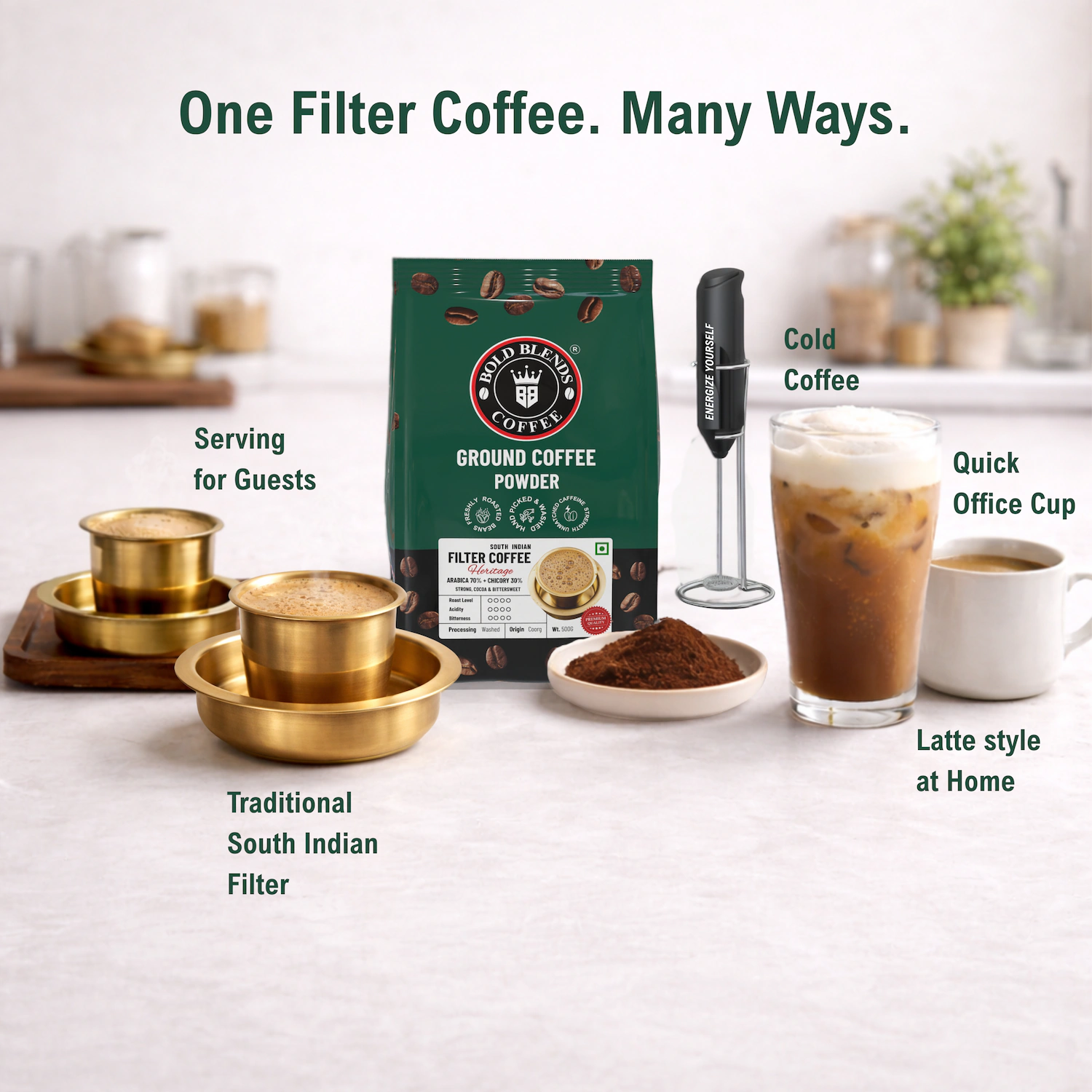 South Indian (Heritage) I Filter Coffee 70:30 Blend 500g 12 South Indian (Heritage) I Filter Coffee 70:30 Blend 500g - Image 12