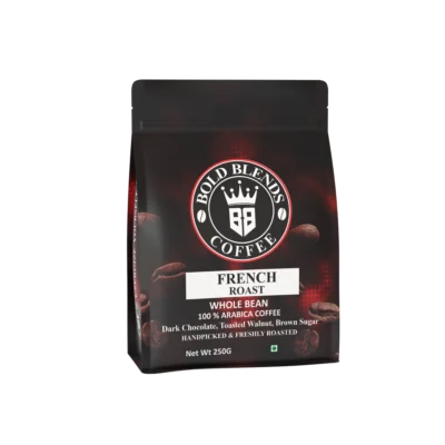 French Roast Arabica AAA I Roasted Coffee Beans (Coorg Origin-250G)
