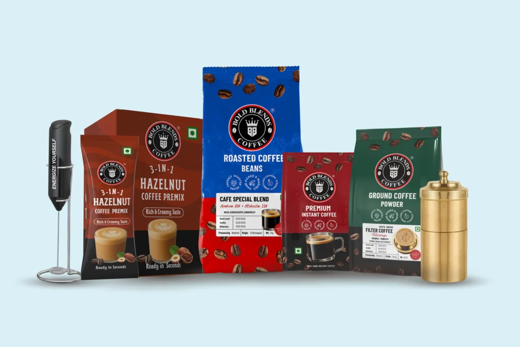 shop all products bold blends coffee