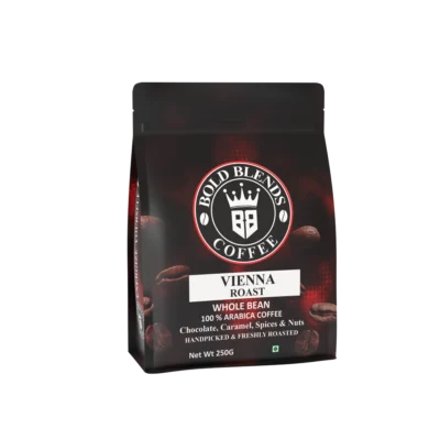 Vienna Roast  Arabica AAA I Roasted Coffee Beans (Coorg Origin-250G)